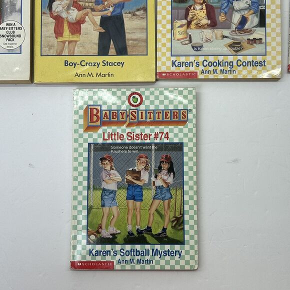 VTG Lot The Baby-Sitters Club Paperback Books 7, 8, 23, 24, 27, 74, 77, 93, 112 - Picture 6 of 11